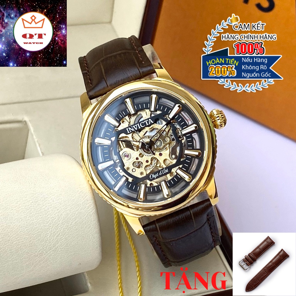 Đồng Hồ Nam INVICTA Automatic For Men 22611 Chính Hãng Tặng Dây Da Cao Cấp