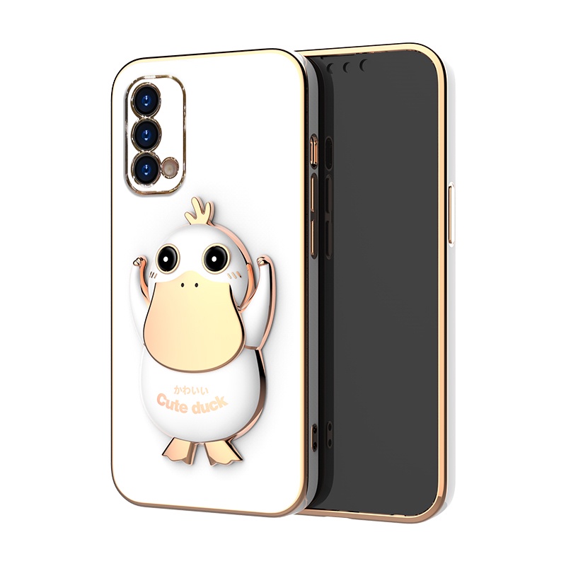 Ốp Điện Thoại Có Giá Đỡ Hình Vịt Cho Realme Q2 Q3 Q3S Pro GT NEO 2 3