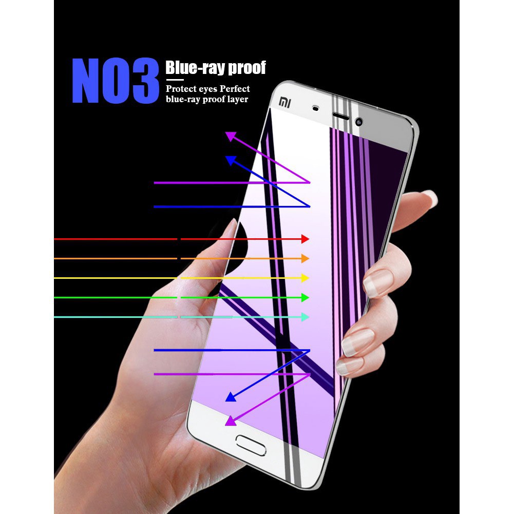 Sale 69% Kính cường lực  Xiaomi , Mi A2=Mi 6x,Blue Ray Proof Glass Giá gốc 53000đ- 29C34