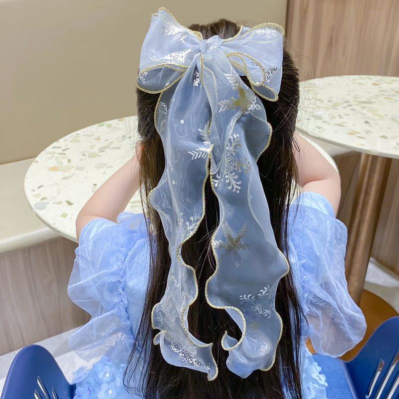 Kẹp Tóc Nơ Lớn Đầy Màu Sắc Thời Trang Công Chúa Cho Bé Gái mybetter