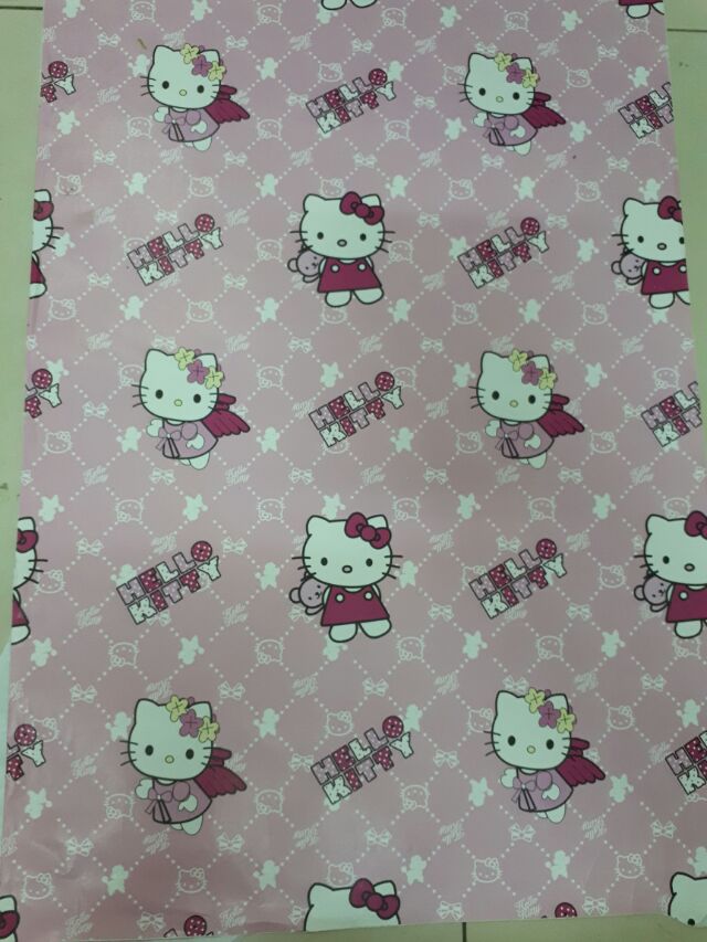 Decal giấy dán tường kitty thiên thần ( khổ rộng 45cm)