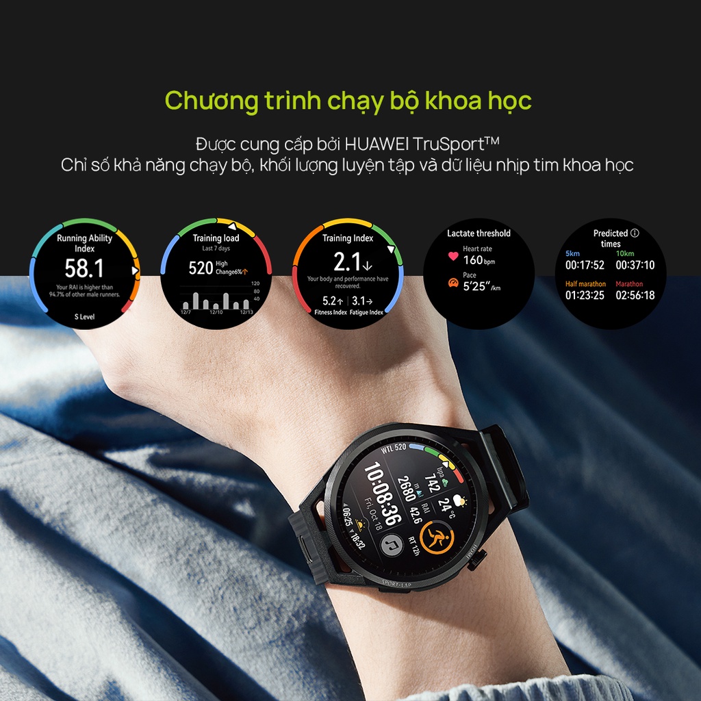 Đồng Hồ Thông Minh HUAWEI WATCH GT Runner | Chương Trình Chạy Bộ Khoa Học