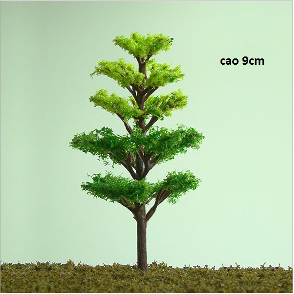 Mô hình cây xanh có tán chia tầng đẹp thích hợp cho tiểu cảnh(TREE-02)