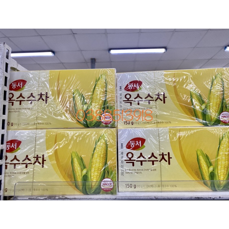 &lt;HOT&gt; Trà ngô túi lọc Dongsuh Hàn Quốc 150gr 10gr*15 gói