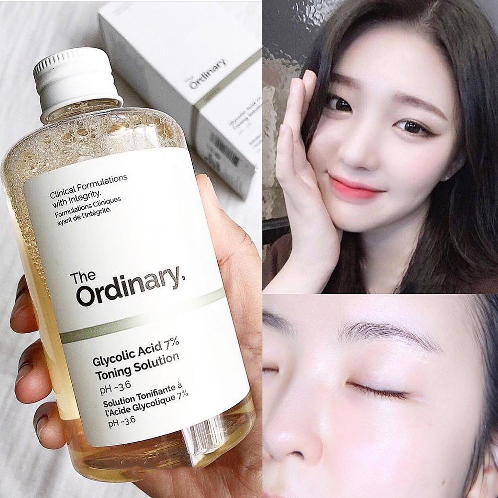 Nước hoa hồng tẩy da chết AHA The Ordinary Glycolic Acid 7% Toning Solution