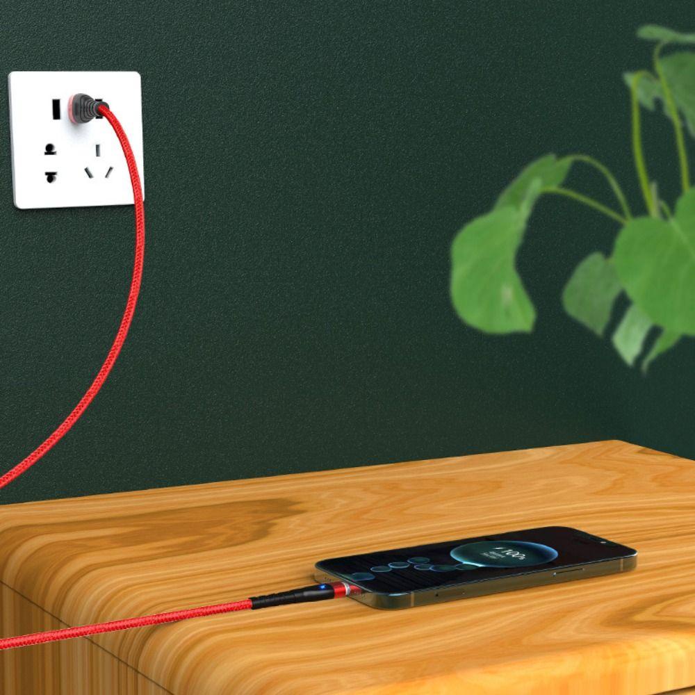 Cáp Sạc USB Type C 6A 66W Có Đèn LED Báo Hiệu Chất Lượng Cao Cho Điện Thoại