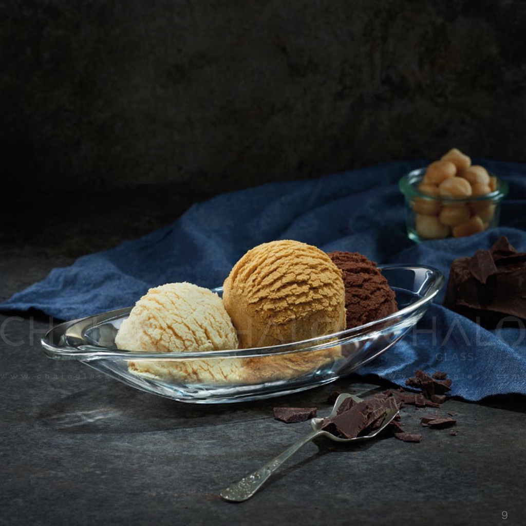 Đĩa thủy tinh đựng kem Ocean Delight & Banana Split Dish - 0116 - 2616
