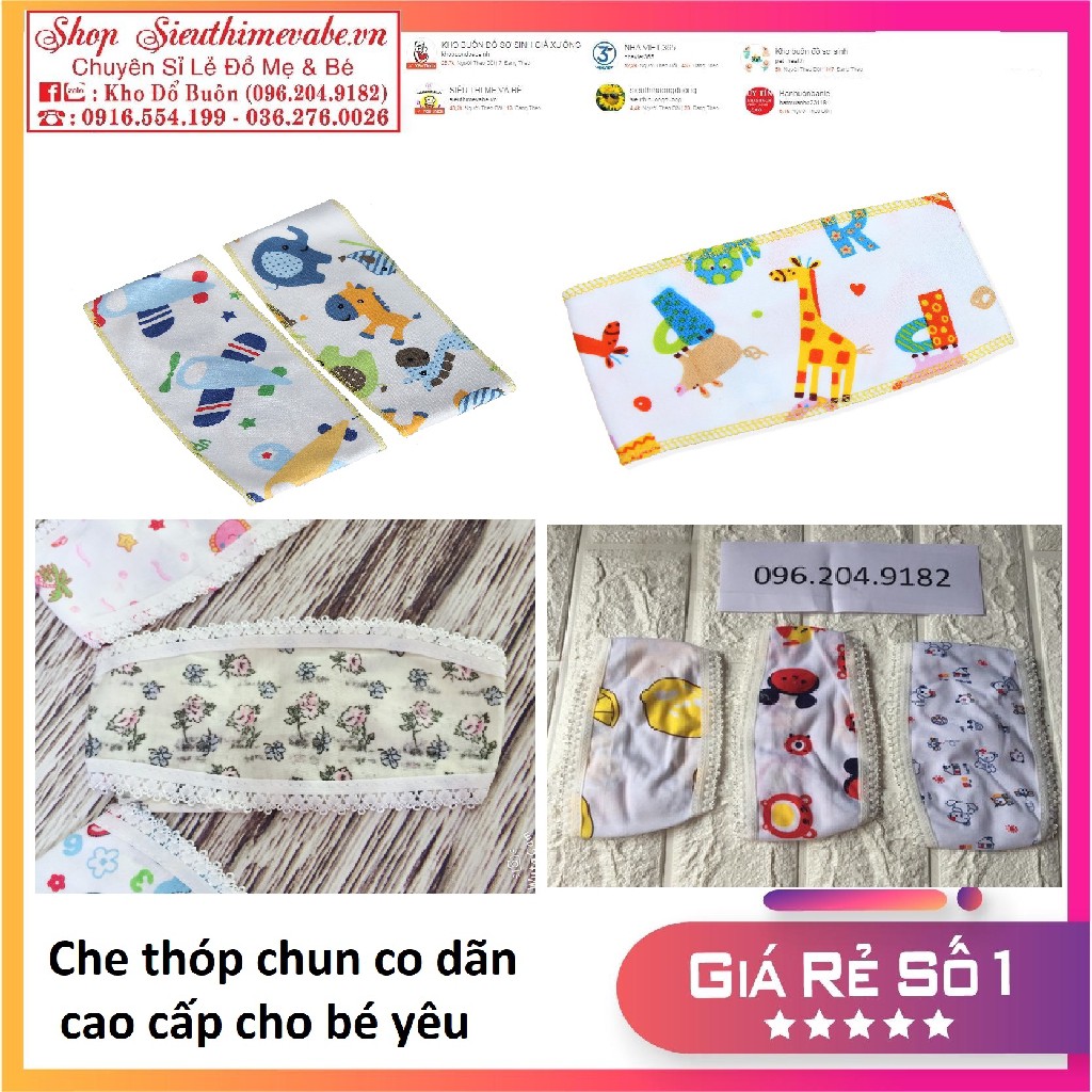 Combo 10 Che thóp cho bé có chun co dãn hàng loại 1