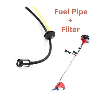 Replacement Petrol Fuel Pipe with Filter for Gasoline Brush Cutter