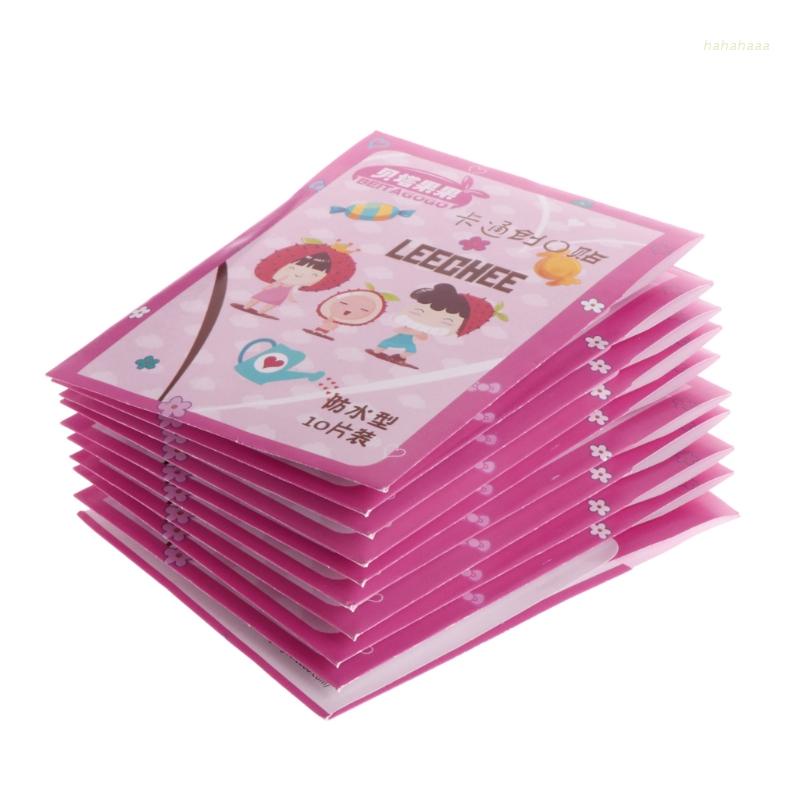 100 Băng keo cá nhân họa tiết hoạt hình chống thấm nước tiện lợi cho bé
