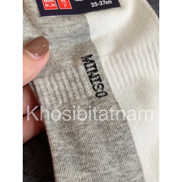 1 Đôi Tất Cổ Ngắn Mini Xuất Nhật - Kháng Khuẩn - Chống Hôi Chân ( giá sỉ)