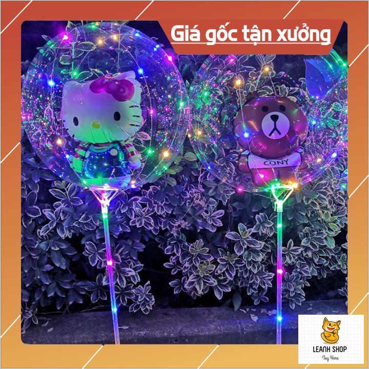 Bóng bay galaxy đèn led siêu phát sáng nhiều màu siêu dày