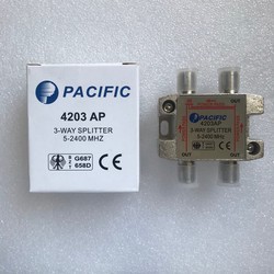 Bộ Chia Truyền Hình Cáp 3 Đỏ pacific 4203AP