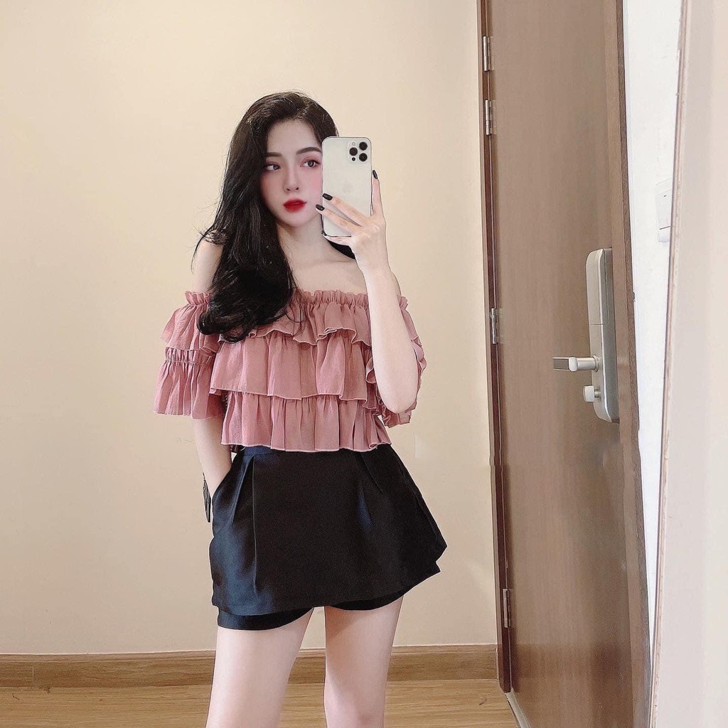 Set trễ vai nữ mix sooc siu hot siu xinh