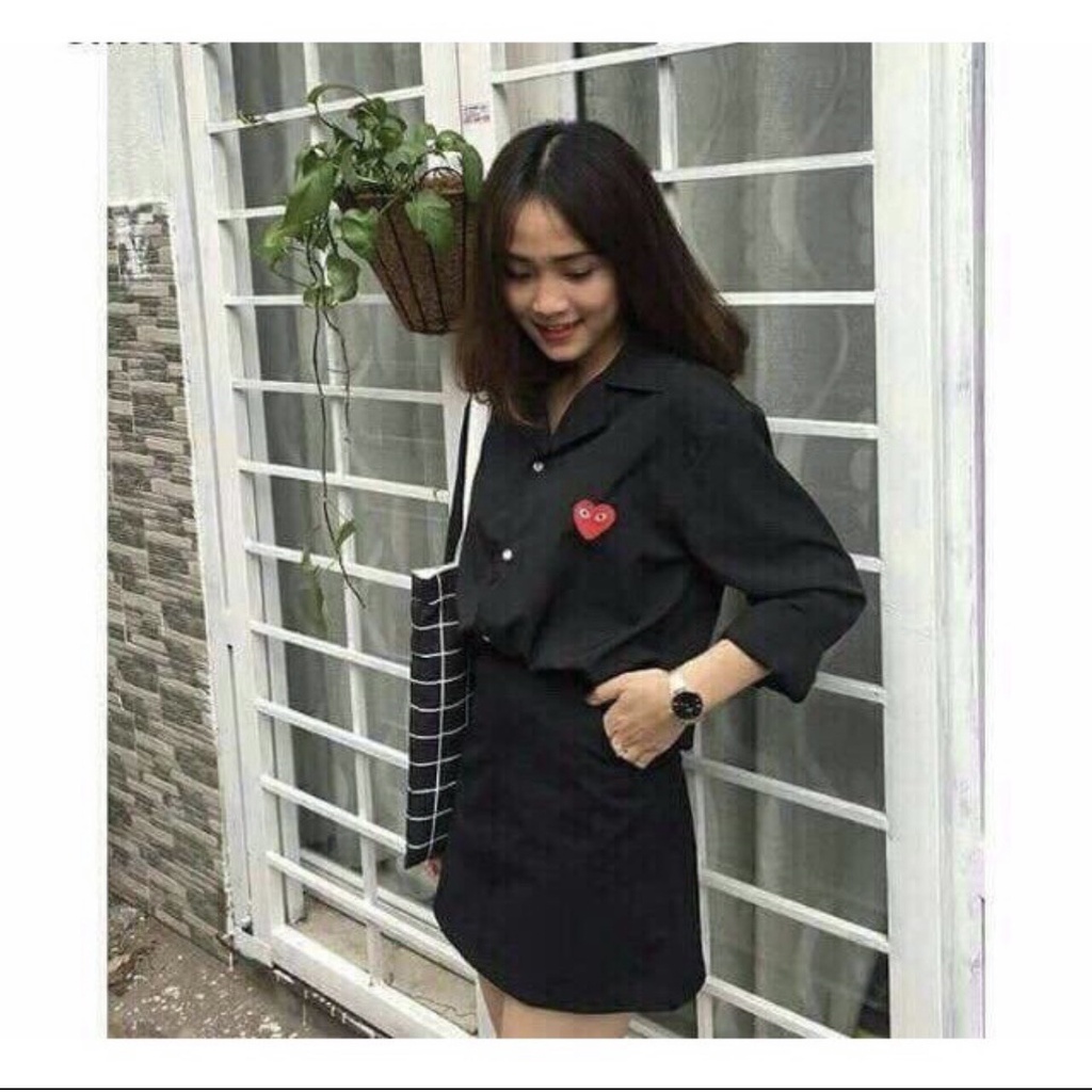 Áo Sơ Mi Đủ Màu Trắng Đen Xanh Đỏ Bạc Dành Cho Nam Và Nữ Siêu Sales Hot Nhất NhyNhy-Fashion Trong Năm Nay 1006