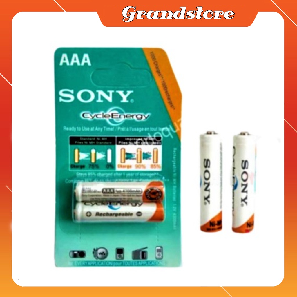 COMBO 2 VIÊN PIN SONY 3A SẠC ĐƯỢC