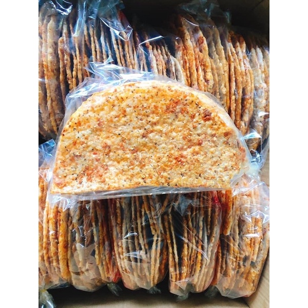 BÁNH TRÁNG DỪA NƯỚNG MẮM TÉP 10 MIẾNG BÌNH ĐỊNH