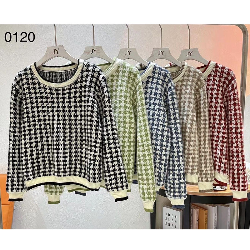 Áo Len Kẻ Siêu Dày Hàng Quảng Châu Loại 1 M0120