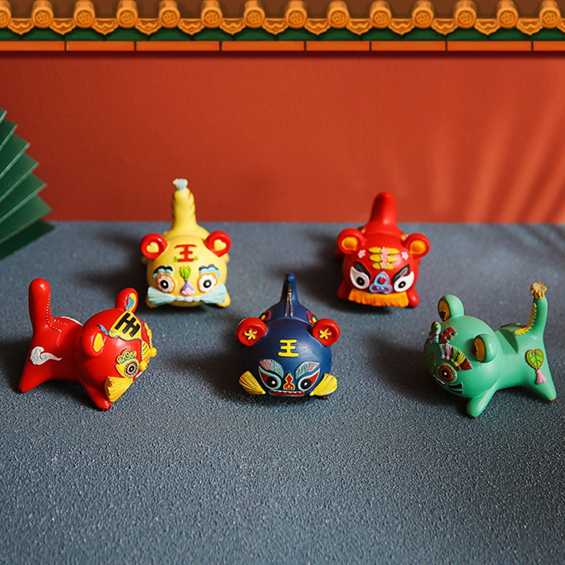 Giá Đỡ Điện Thoại Hình Con Hổ Bằng Nhựa Resin Độc Đáo