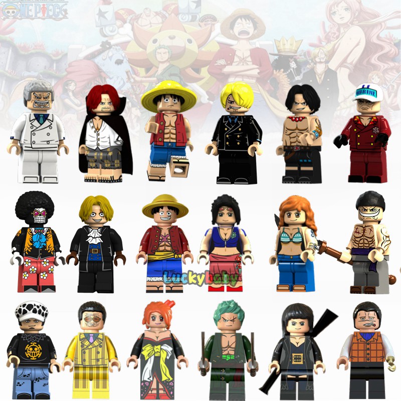 Đồ chơi xếp hình Lego họa tiết One Piece bắt mắt