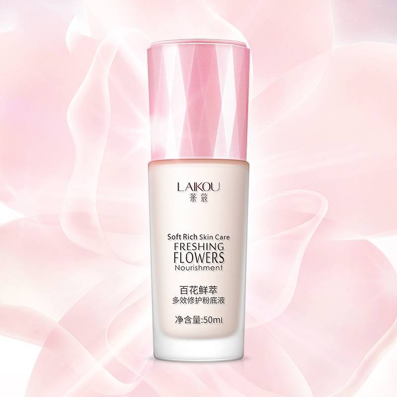 Kem Nền Laikou Dạng Lỏng Che Khuyết Điểm Dưỡng Ẩm 50ml