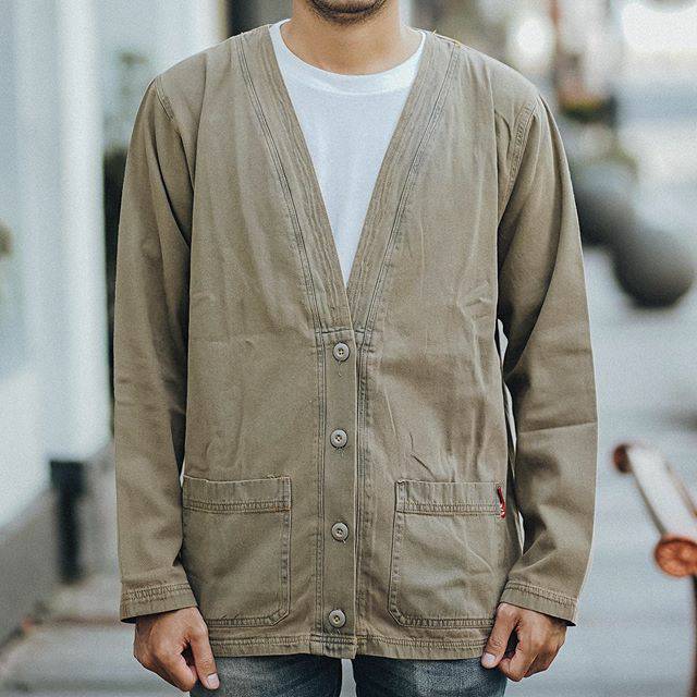 Ngoài Kimono Giặt Denim Cao Cấp