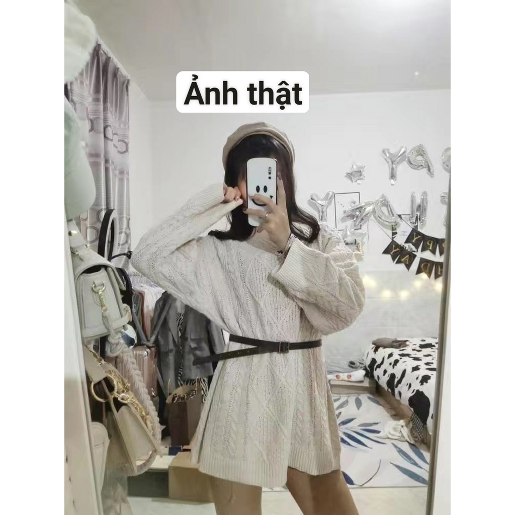 [Hot] Áo Len Nữ Phom Rộng Thời Trang Xu Hướng 2021 76 | BigBuy360 - bigbuy360.vn