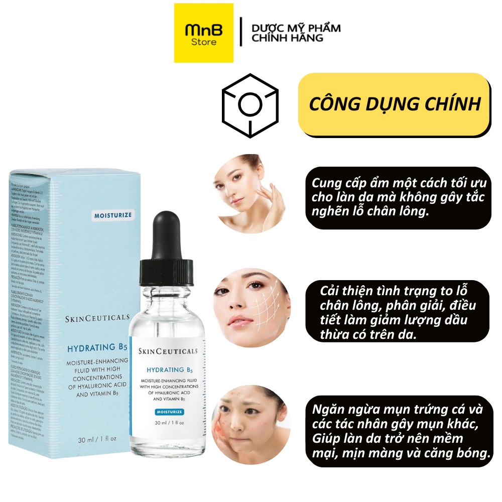 Serum Skinceuticals B5 Hydrating phục hồi da chuyên sâu 30ml