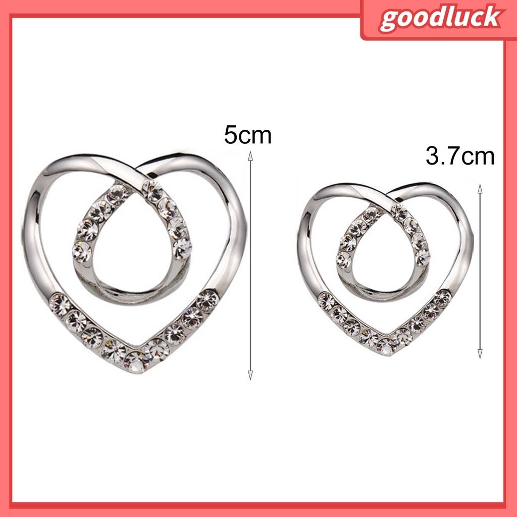 Goodluck| Kẹp Giữ Áo Khoác Cardigan Trang Trí Hình Trái Tim