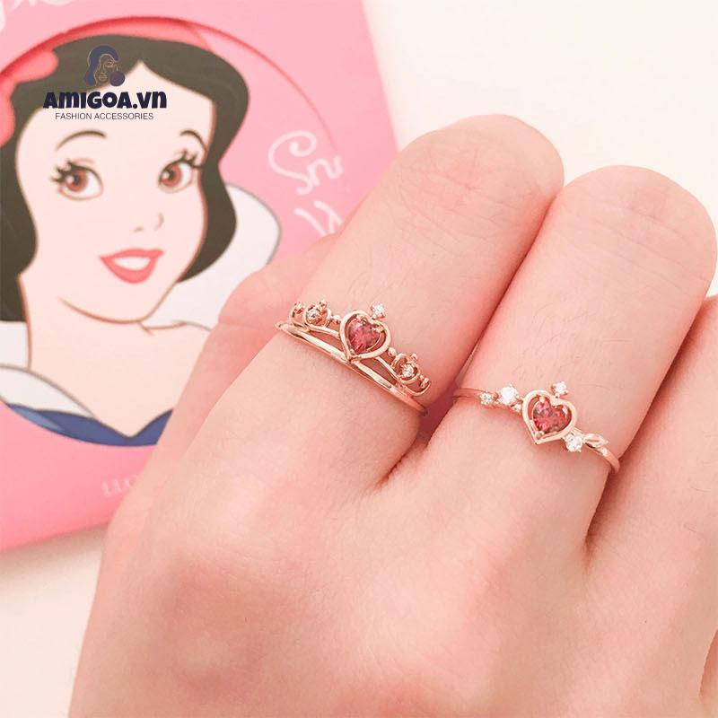 Bộ Nhẫn Công Chúa Disney Với Thiết Kế Độc Đáo