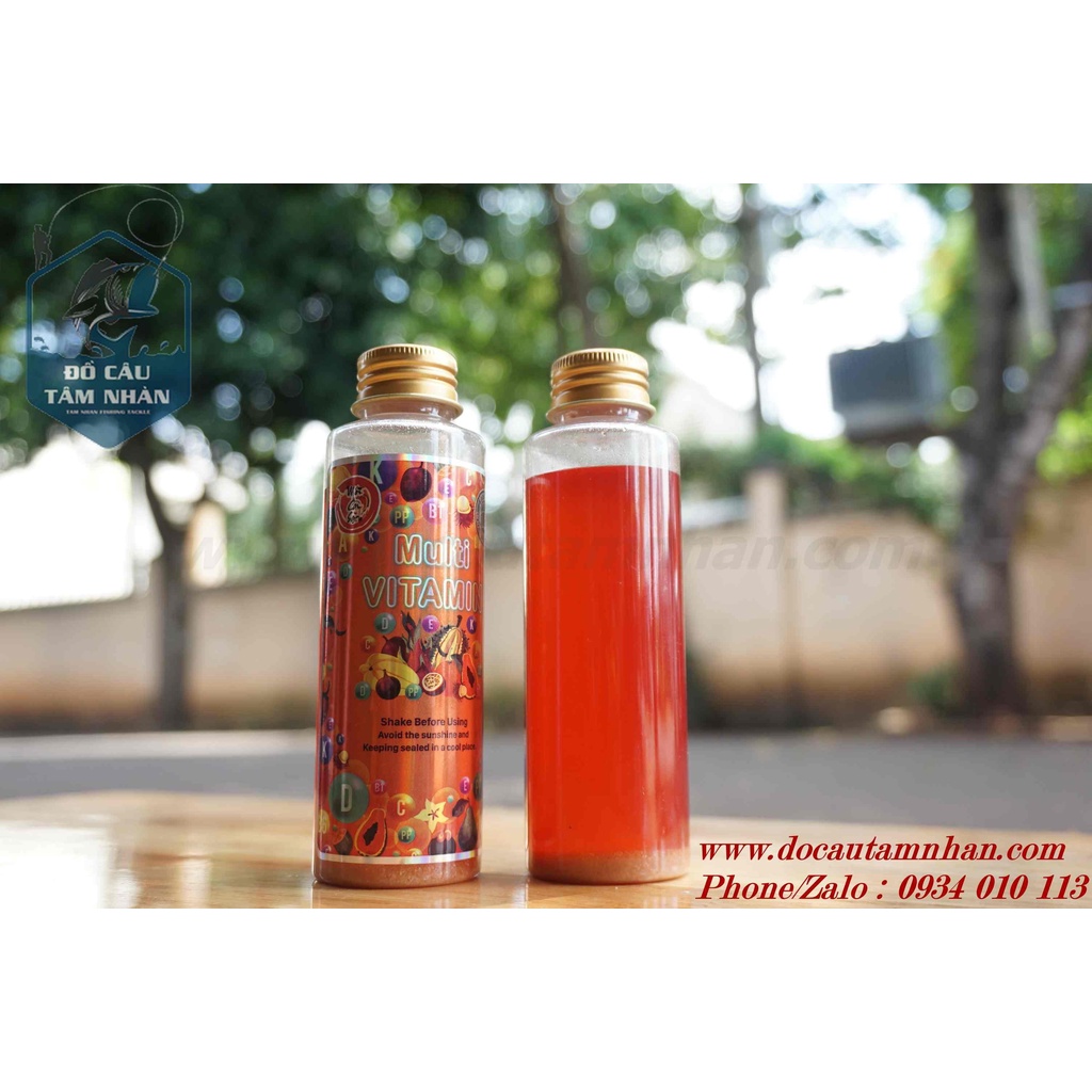 01 chai Multi Vitamin chì lá shop. Chuyên dùng cho câu cá.