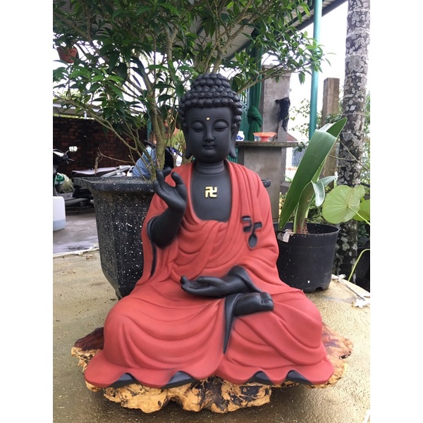 Tượng A Di Đà - DECOR lũa, tiểu cảnh, phòng trà