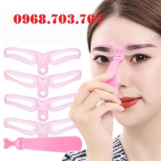 Bộ 4 Khung Kẻ Chân Mày Tay Cầm