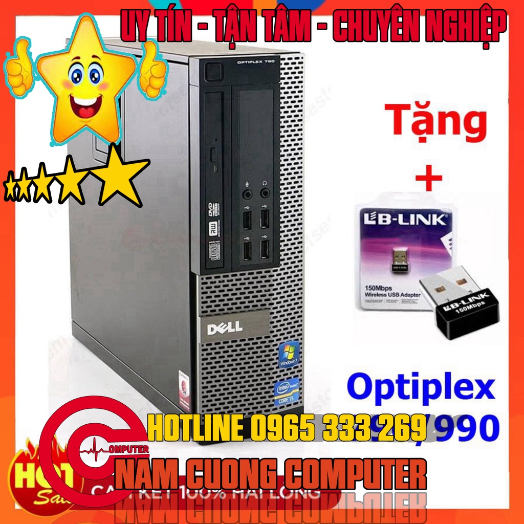 Máy tính Đồng Bộ Dell Optiplex lCore i7. core I5 .core I3 / Ram 4GB / SSD 120GB - Quà tặng khủng