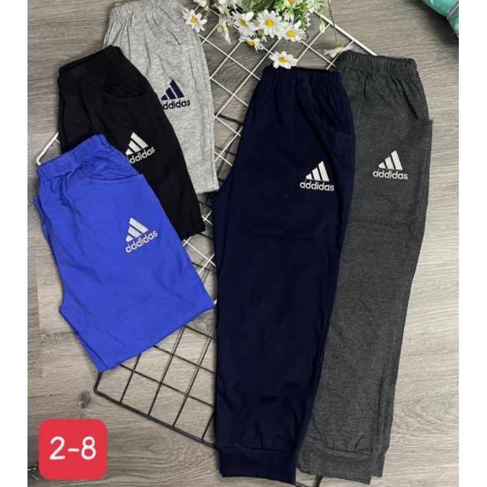 Quần dài bé trai size nhí chất cotton co dãn 4 chiều đẹp mát