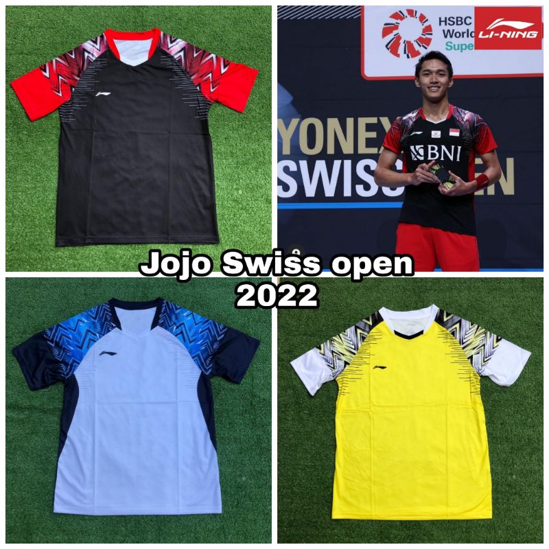 Áo Chơi Cầu Lông L158 JOJO Championship swiss open 2022