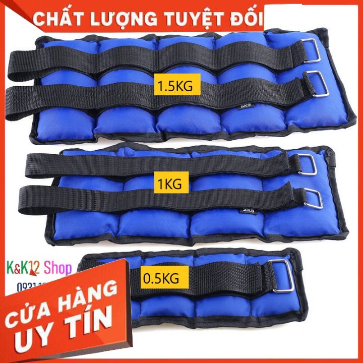 Tạ cát đeo tay chân tiện lợi. hỗ trợ tập luyện chạy bộ, hít xà, giữ dáng, giảm mỡ tăng cơ hiệu quả.