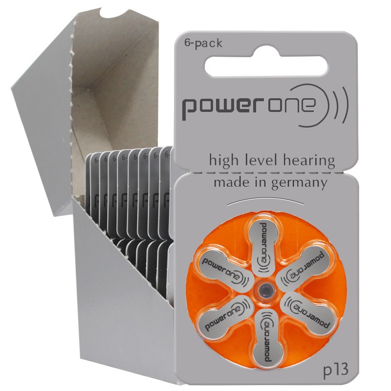 Pin máy trợ thính Power one P13 A13 PR48 zine Đức