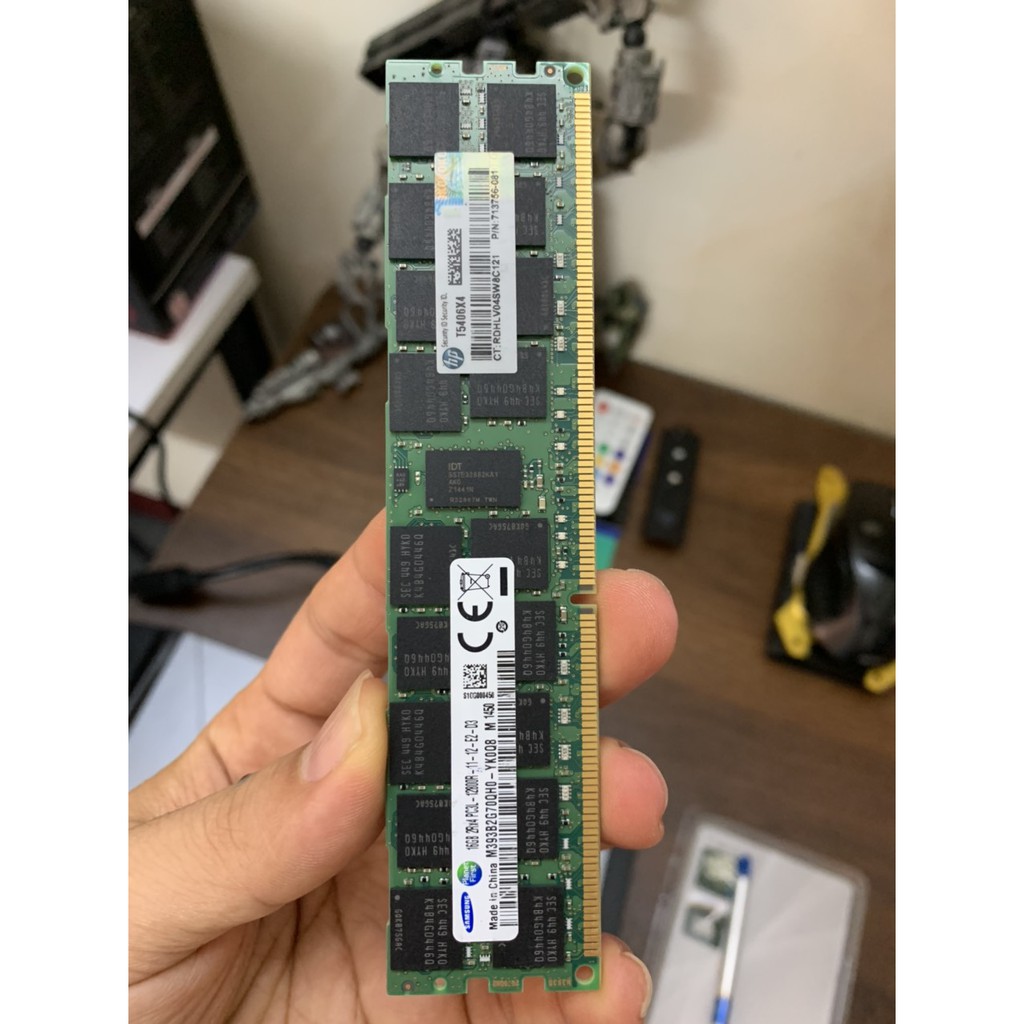 Ram Server 4G, 8G, 16G ecc REG ddr3/ddr3l bus 1333 / 1600 / 1800 tháo máy chính hãng