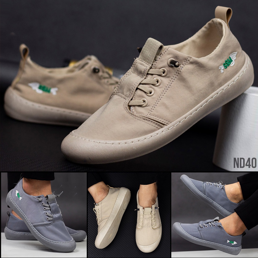 Giày thể thao nam sneaker cổ cao chất liệu da màu đen đế cao cao cấp độn đế đẹp bảo hành 1 năm ND40 TIMAN