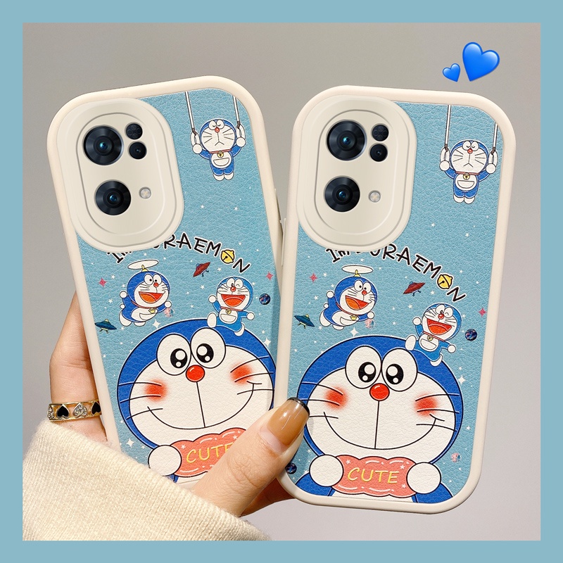 Ốp Điện Thoại Dẻo Họa Tiết Hoạt Hình Doremon Dễ Thương Chống Rơi Cho OPPO Reno8 Z 5G 2022