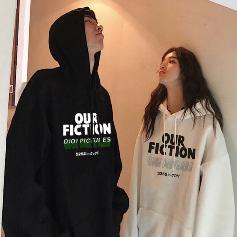 Áo khoác hoodie 194SHOP vải nỉ co dãn, dày dặn mềm mịn form rộng - FICTION