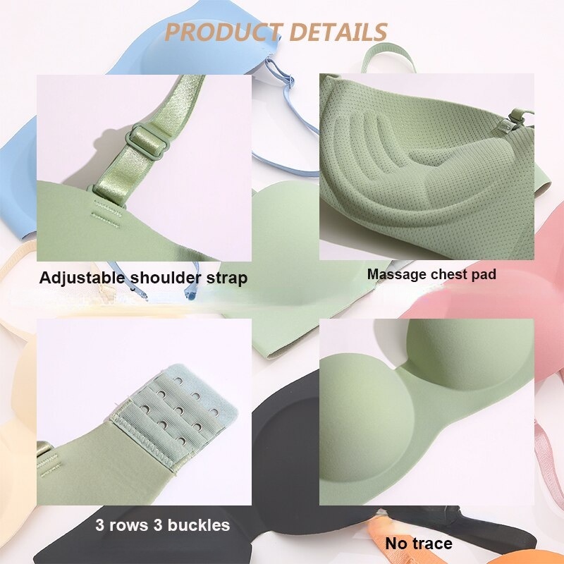 Phụ nữ Dàn sexy Push Up Áo ngực Nữ Áo lót vô hình AB Cup Girl Bralette