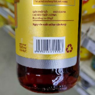 Nước mắm hạnh phúc 50 độ 500ml