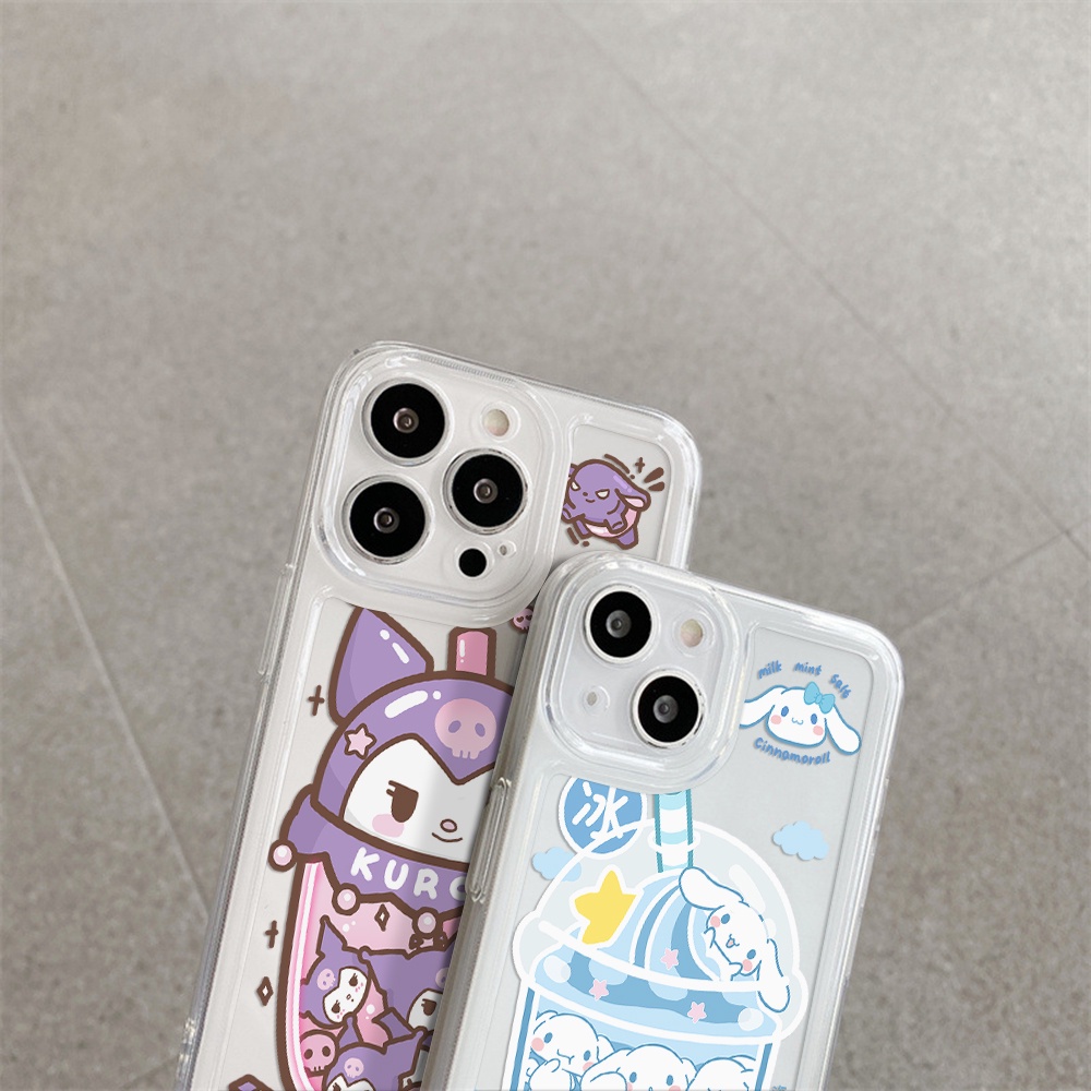 Ốp Điện Thoại Trong Suốt In Hình Cinnamoroll / Không Gian Cho iPhone 13 12 11 X XS Pro Max XR 7 8 Plus