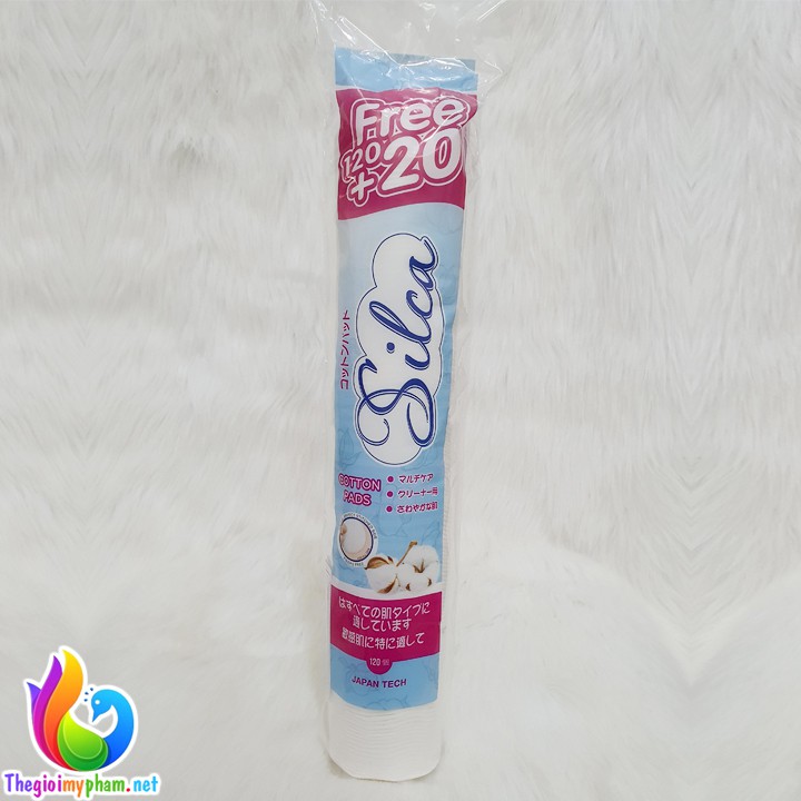 Bông Tẩy Trang Silca Nhật Bản 120 miếng