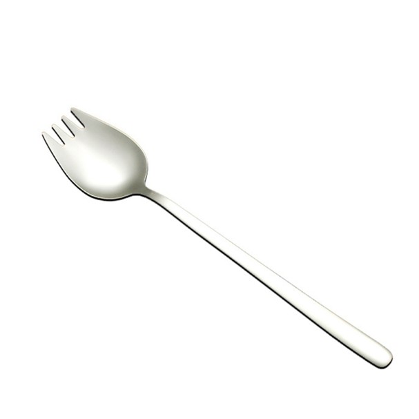 Muỗng đầu Nĩa dài 19cm Bằng Thép Không Gỉ Sáng Loáng Sang Chảnh