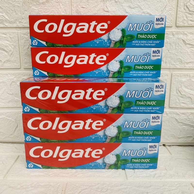 Kem đánh răng colgate Muối Thảo Dược 225g,Nướu &amp; Răng chắc khỏe, hơi thở thơm mát