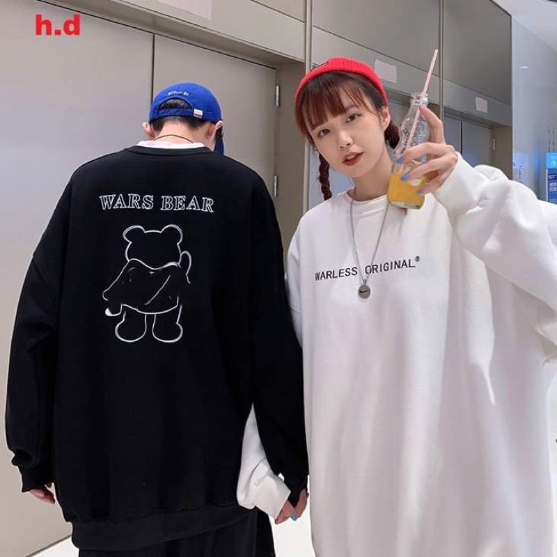 Áo nỉ bo gấu WARS HĐ12
