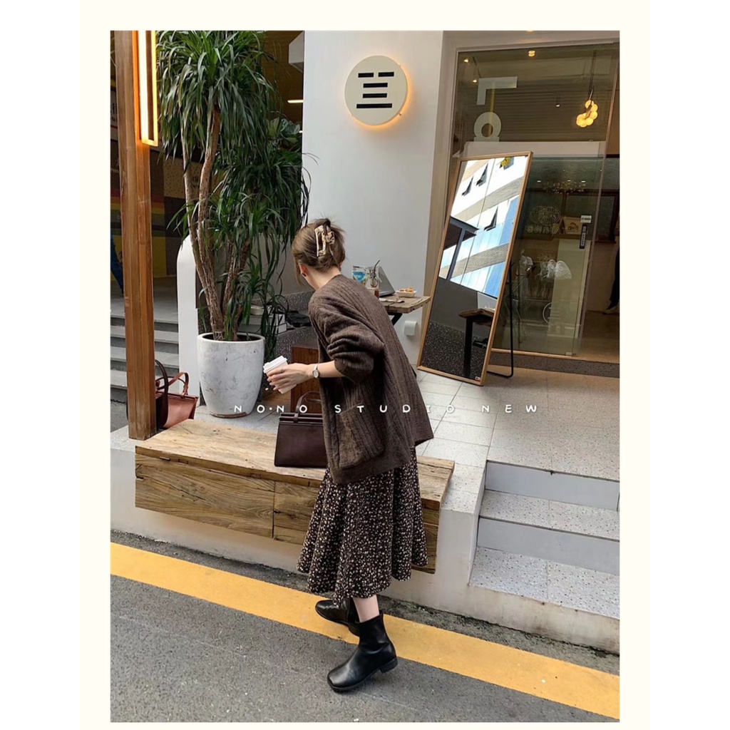 Áo Cadigan Dài Tay Cổ V Dày Dặn Chamia | BigBuy360 - bigbuy360.vn